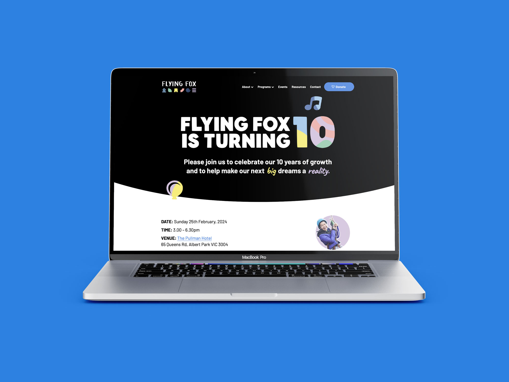 Flying Fox © ThinkHatch Marketing & Communications